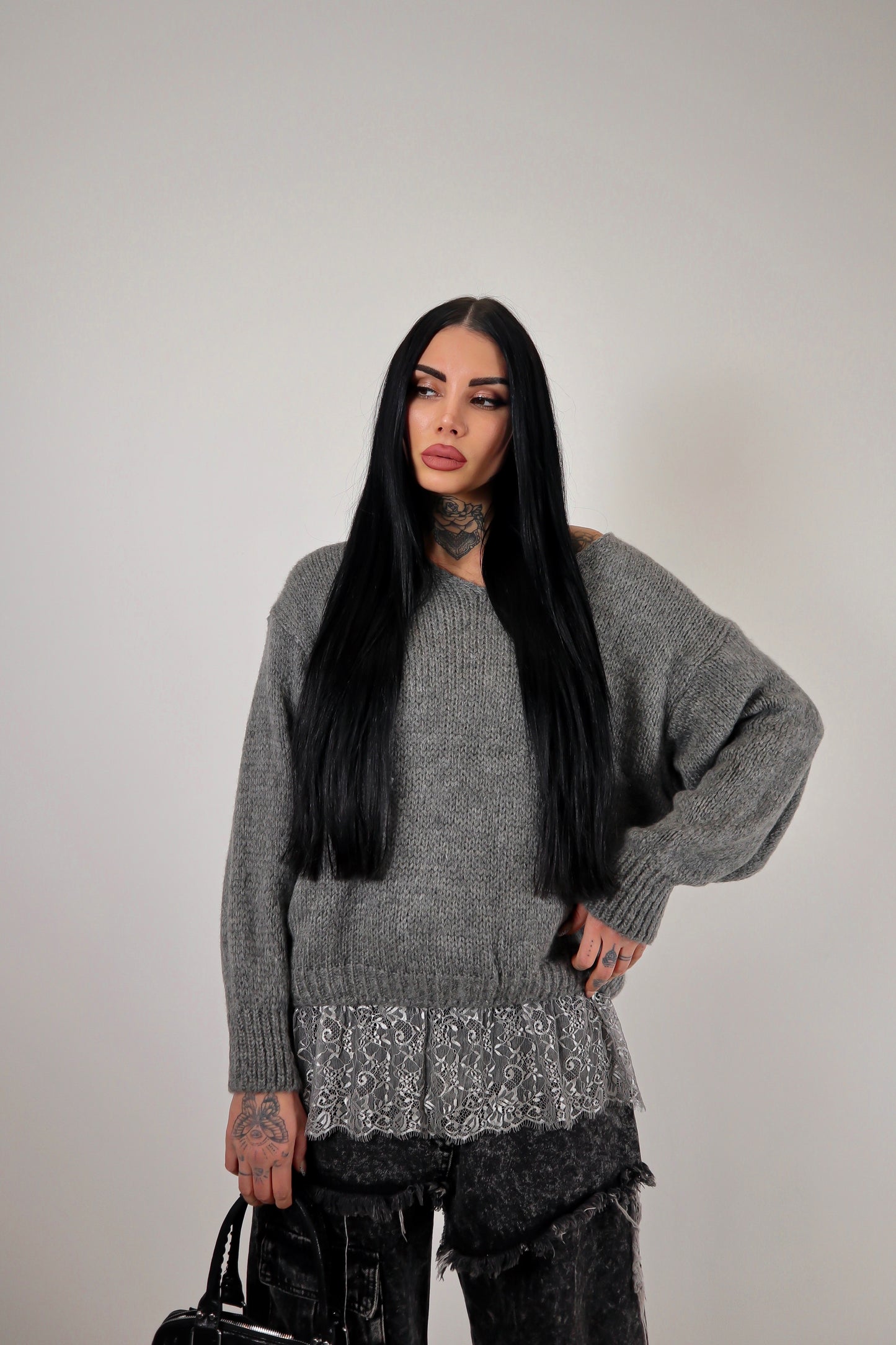 Maglione Polly - Grigio