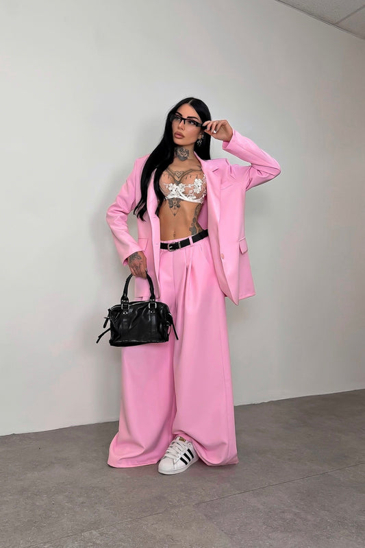 Tailleur Oversize Sugar - Rosa