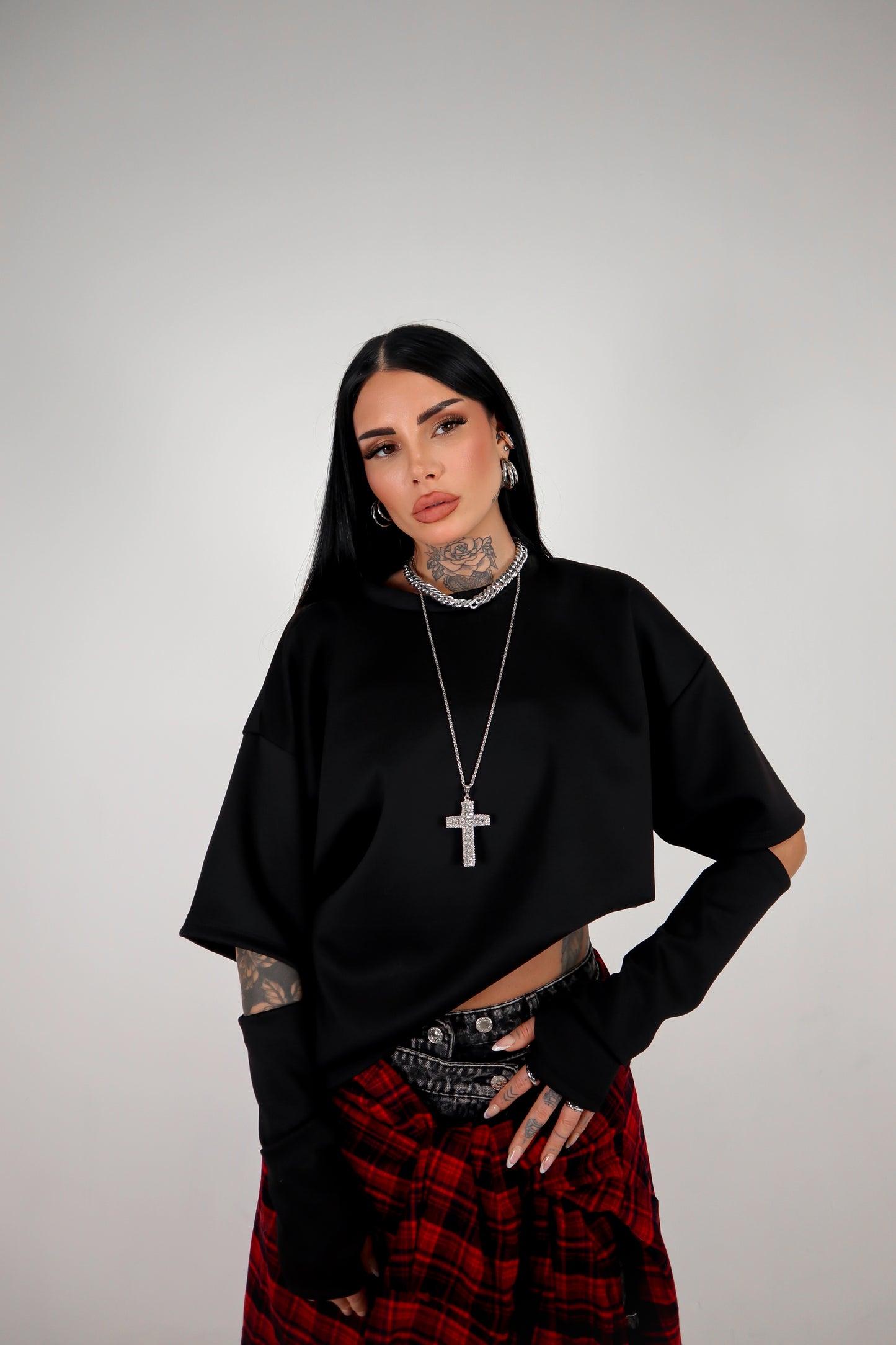 Maglia Cut - Nero