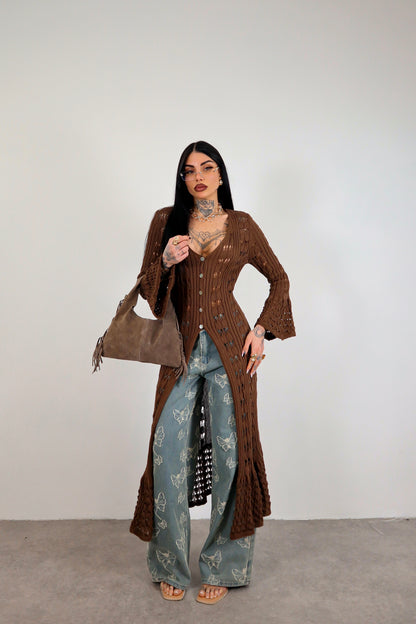 Cardigan Amal - Marrone