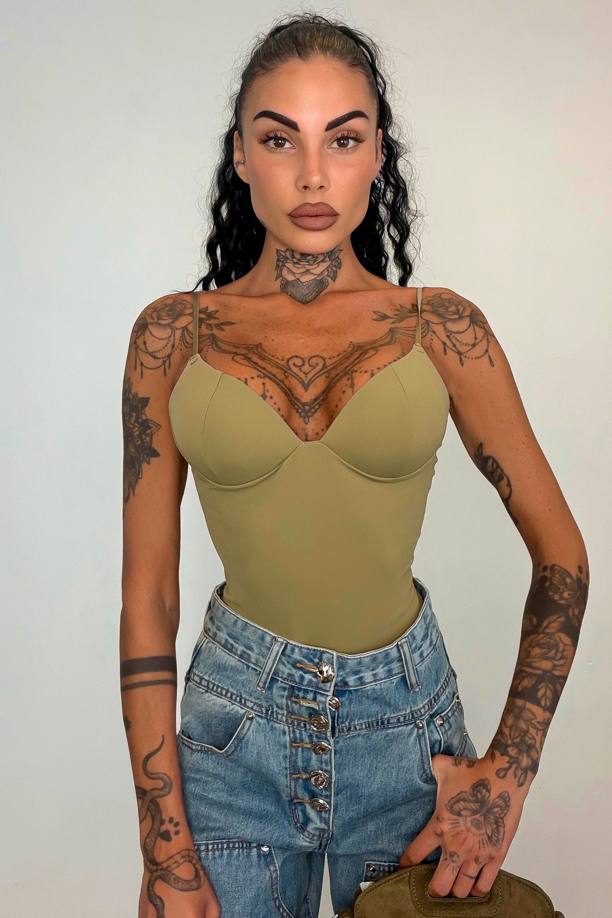 Body second SKIN - Verde militare