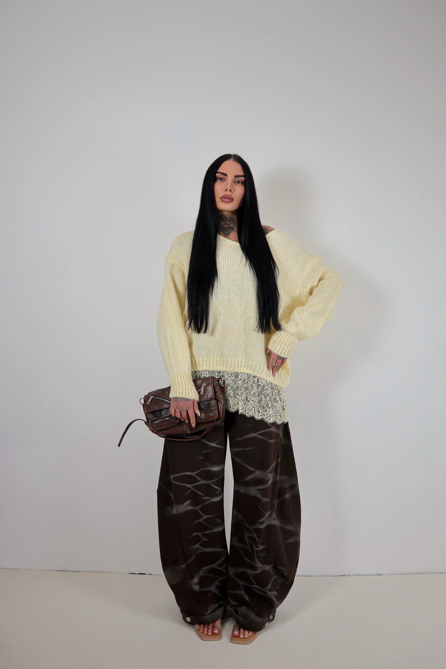 Maglione Polly - Giallo Pastello