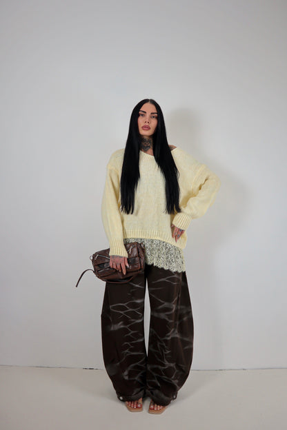 Maglione Polly - Giallo Pastello