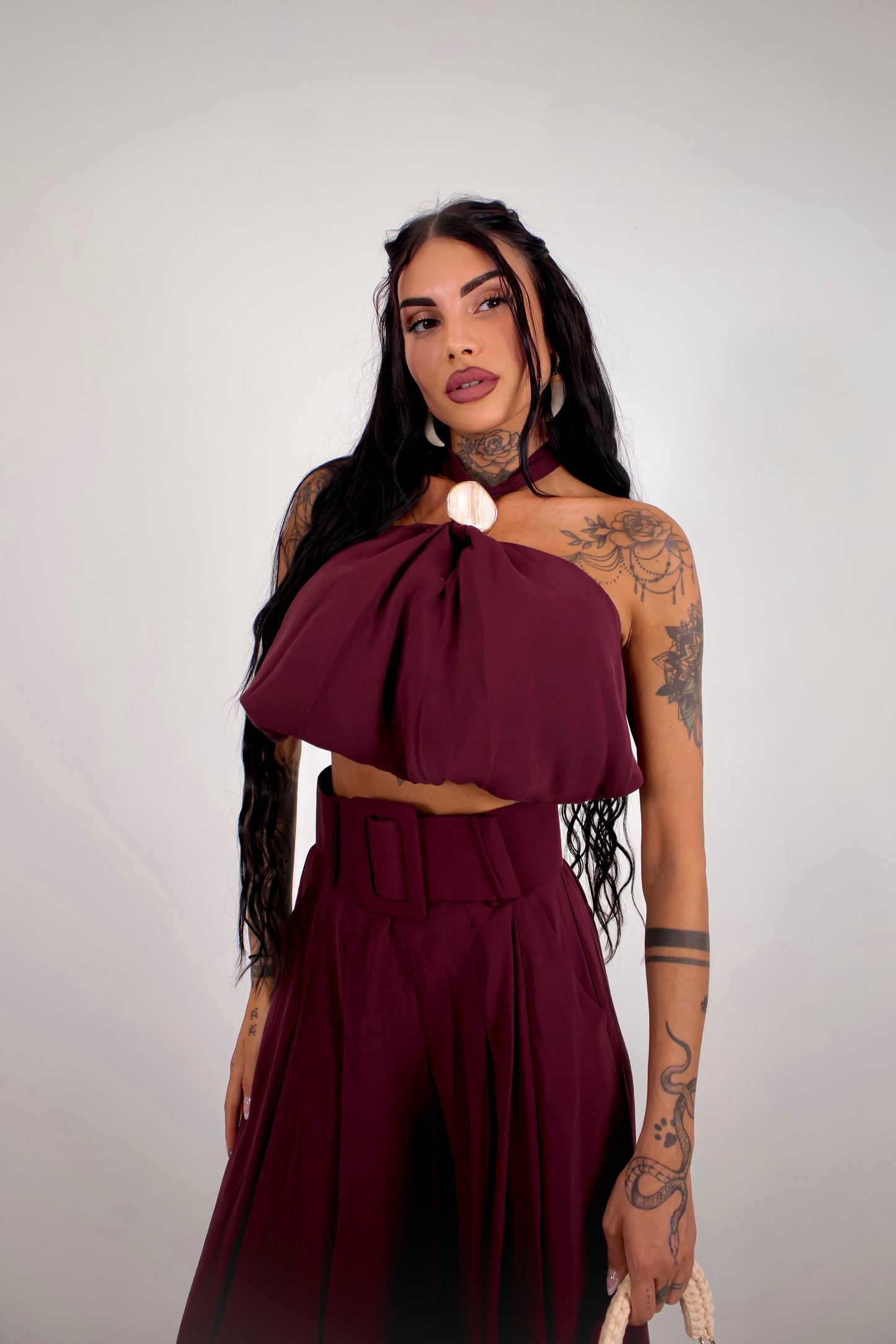 Completo Tasnim - Burgundy