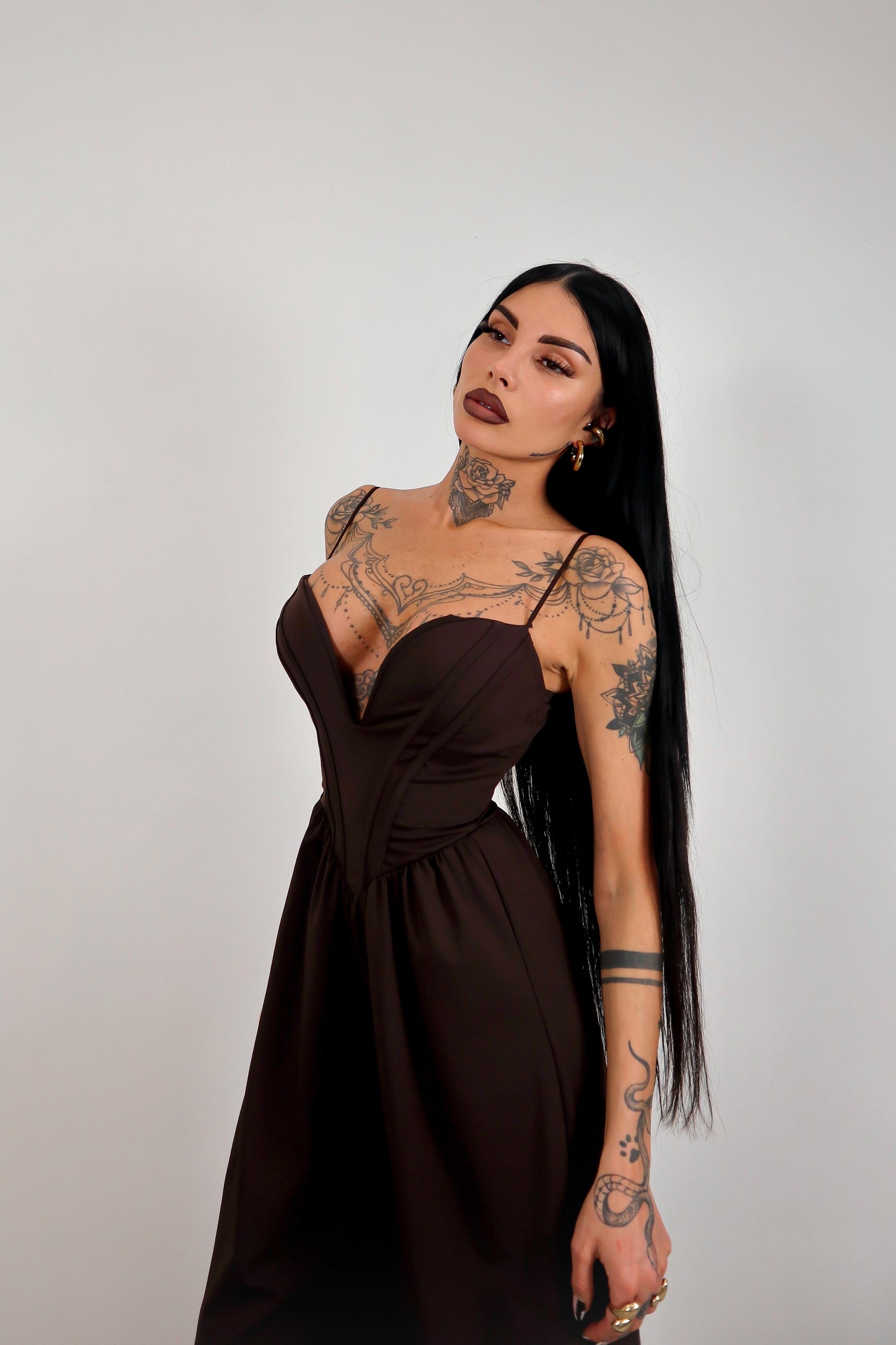 Tuta intera Halima - Marrone