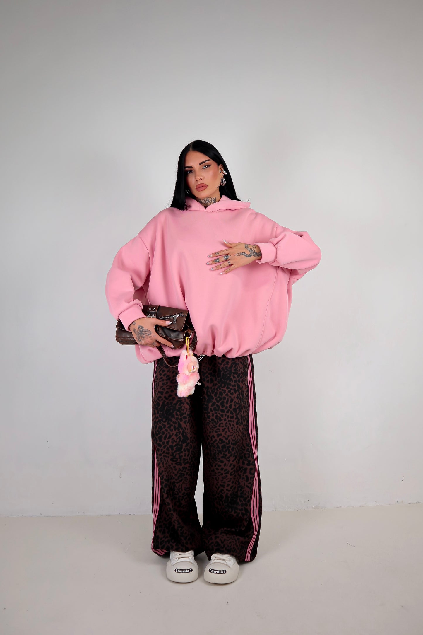 Felpa Extra Over - Rosa