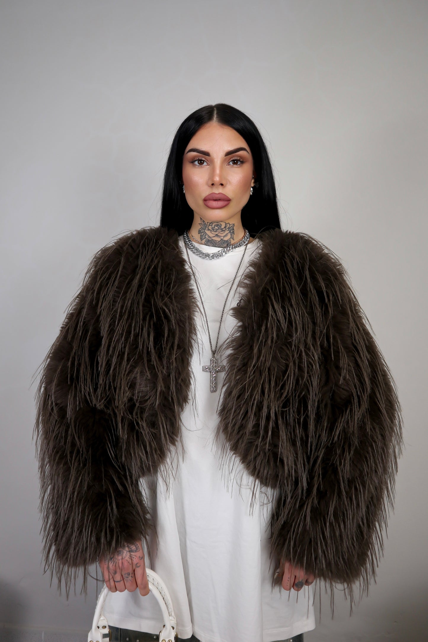 Pelliccia Fluffy - Marrone