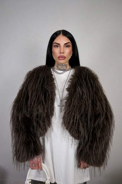 Pelliccia Fluffy - Marrone