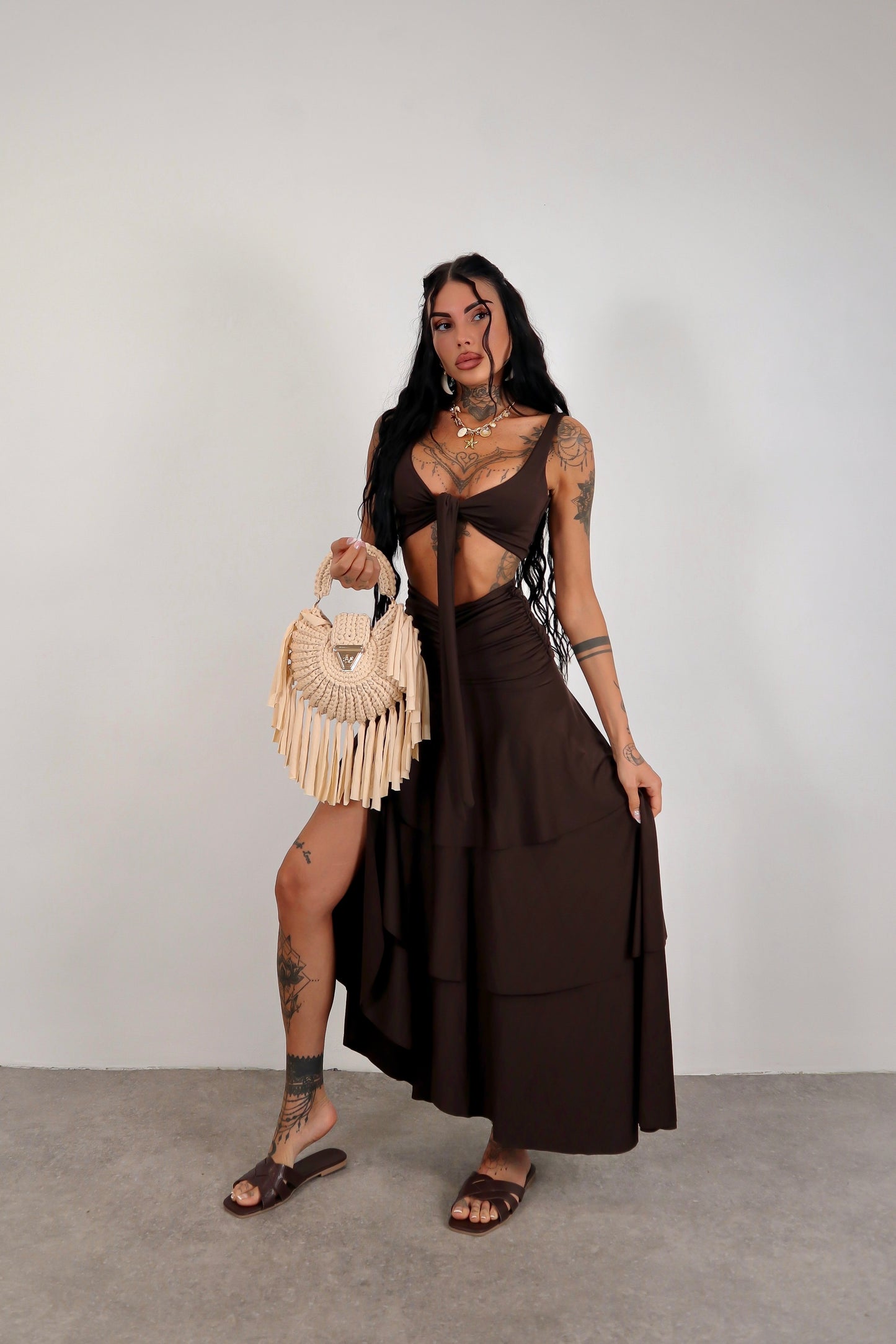 Completo Samantha - Marrone