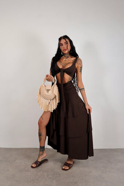 Completo Samantha - Marrone