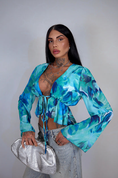 Blusa Antartide - Verde&Blu