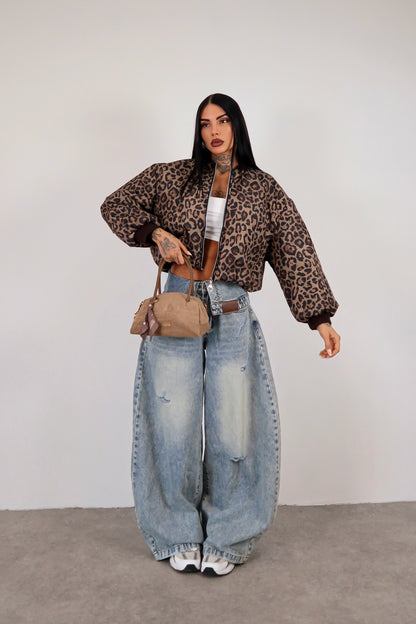 Bomber Puff - Leopardato
