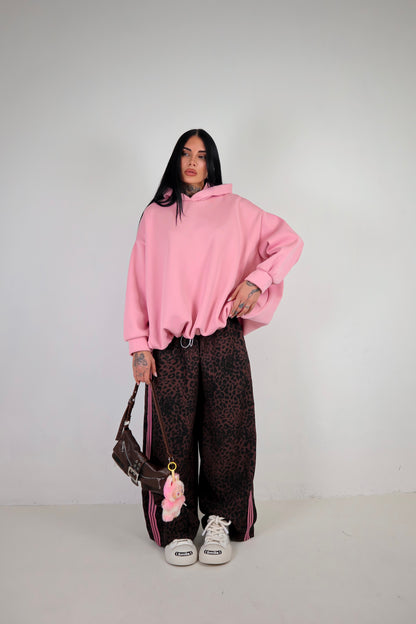 Felpa Extra Over - Rosa