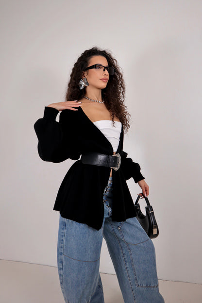Cardigan Alice - Nero
