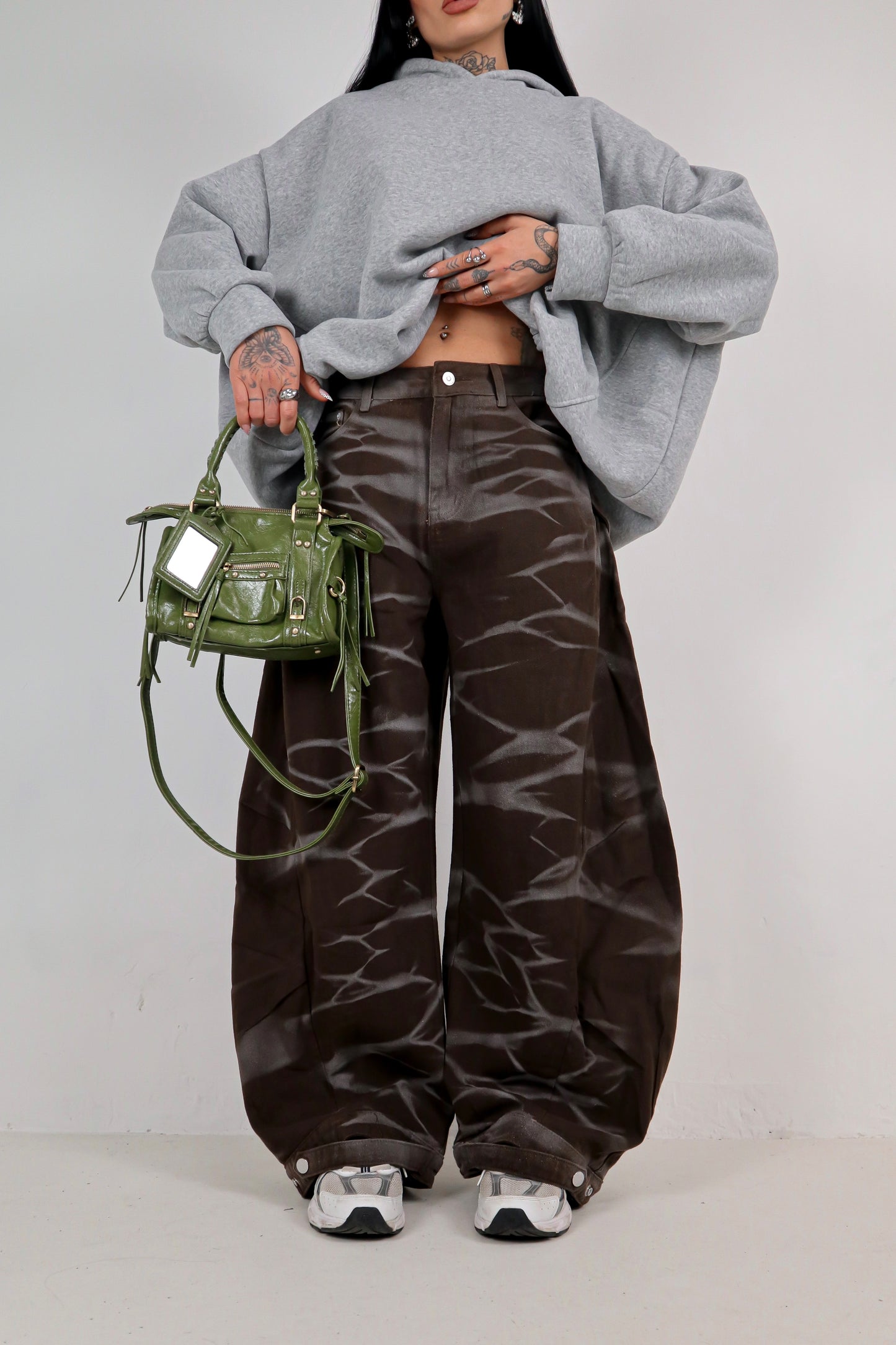 Jeans Balloon Eleadora - Marrone