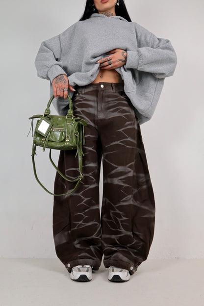 Jeans Balloon Eleadora - Marrone