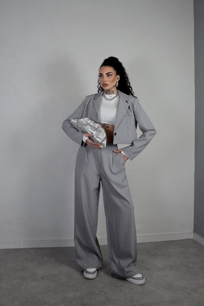 Tailleur Bling - Grigio