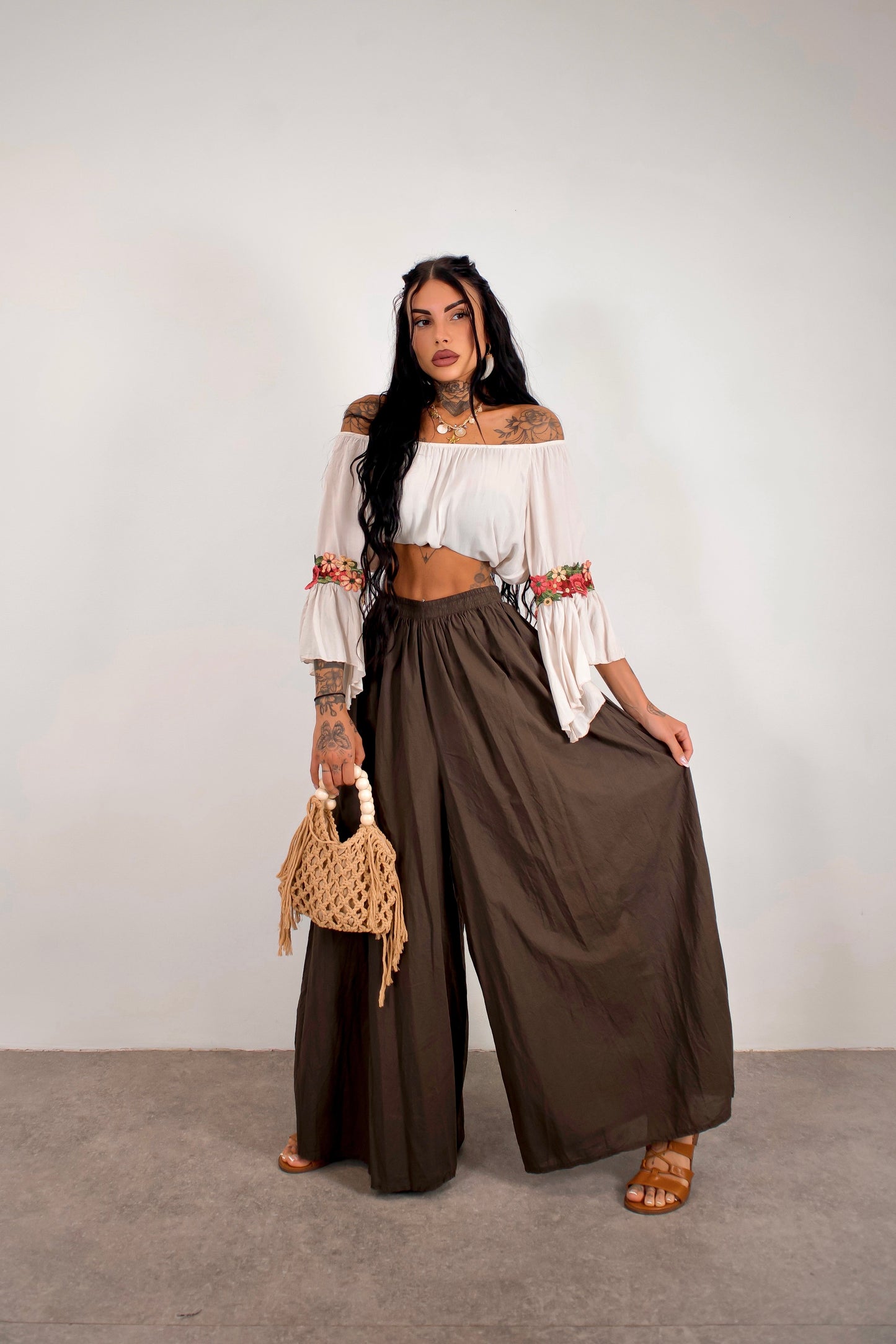 Pantalone Aitana - Marrone