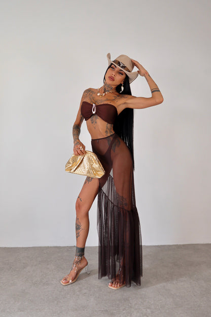 Set bikini Ashlie - Marrone