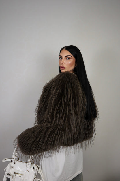 Pelliccia Fluffy - Marrone