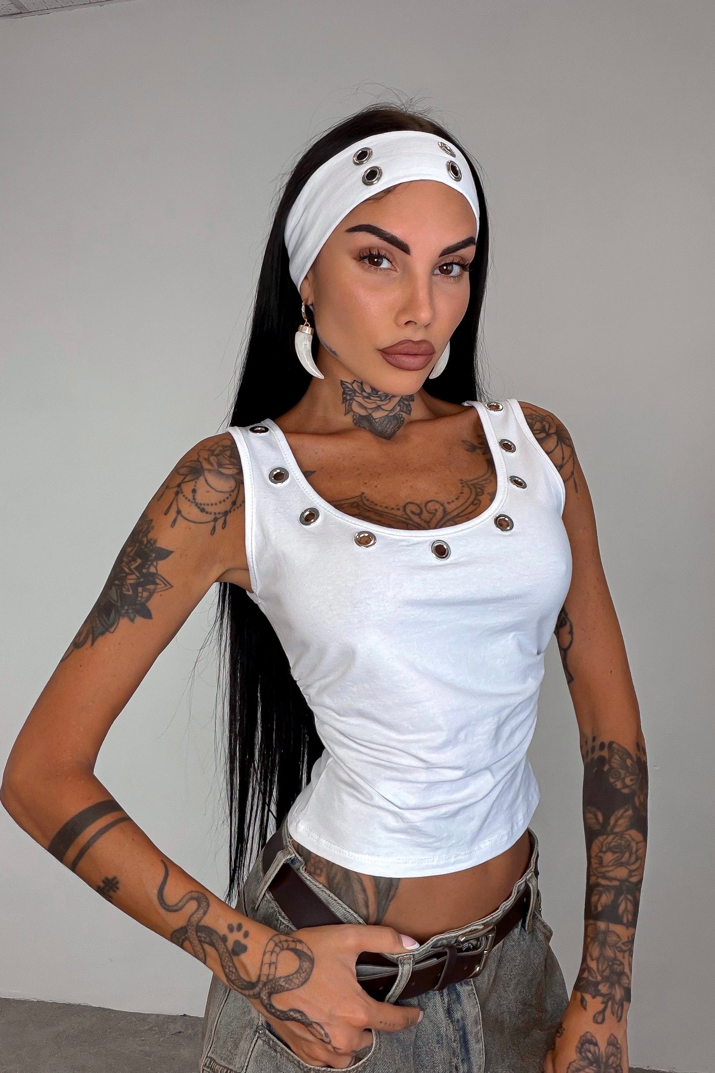 Set Canotta + Fascia - Bianco