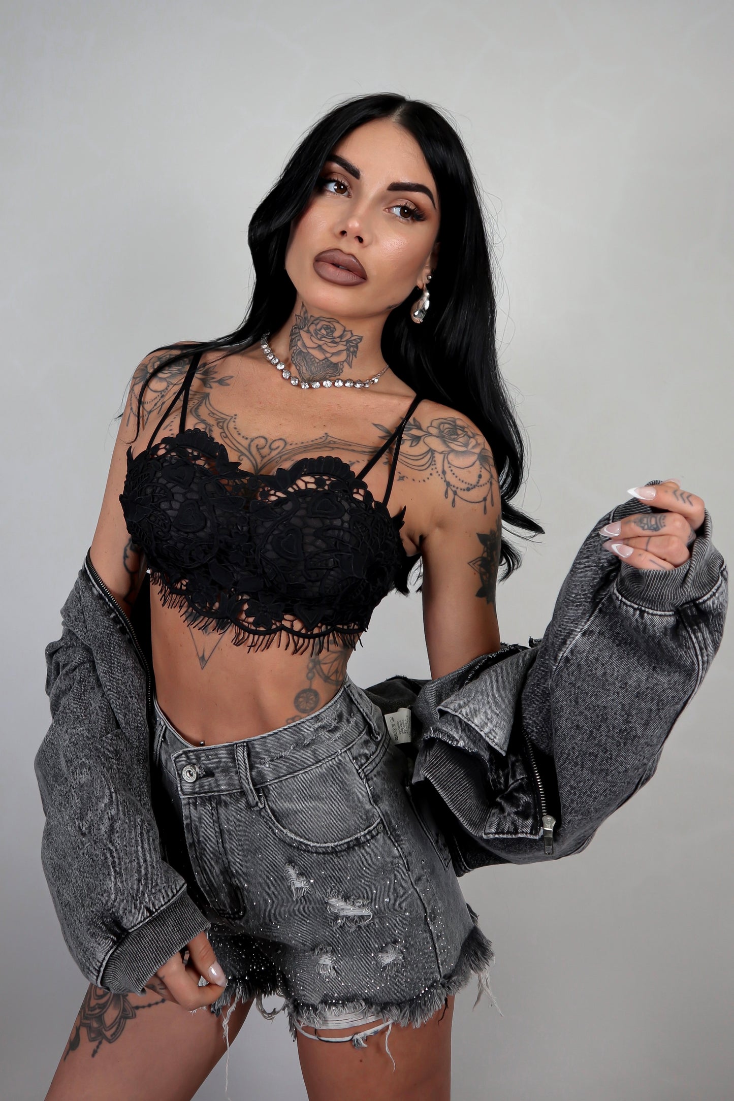 Shorts denim Brillo