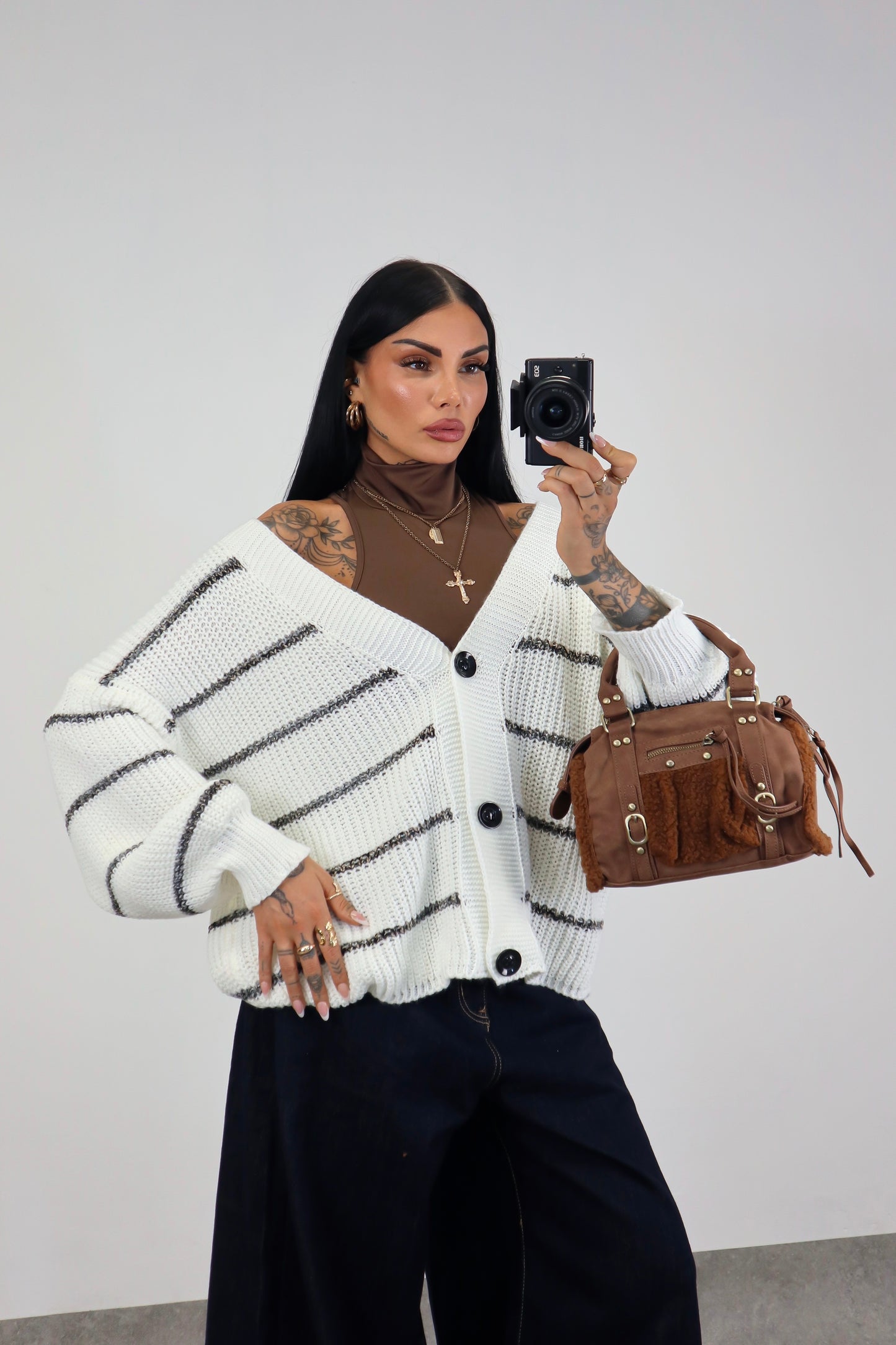 Cardigan over Brenda - Bianco