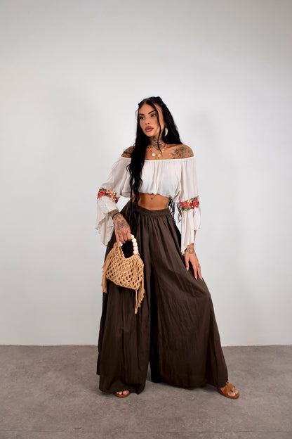 Pantalone Aitana - Marrone