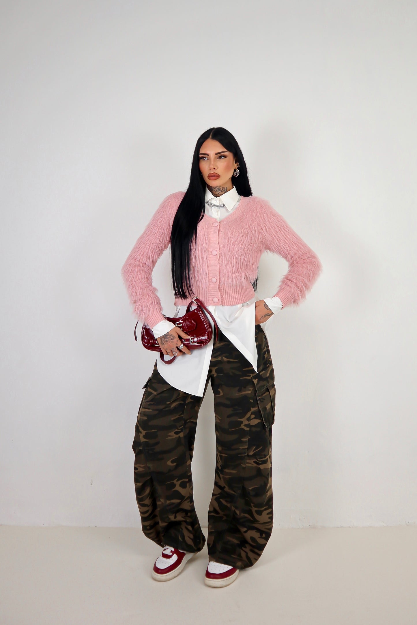 Cardigan Fur - Rosa