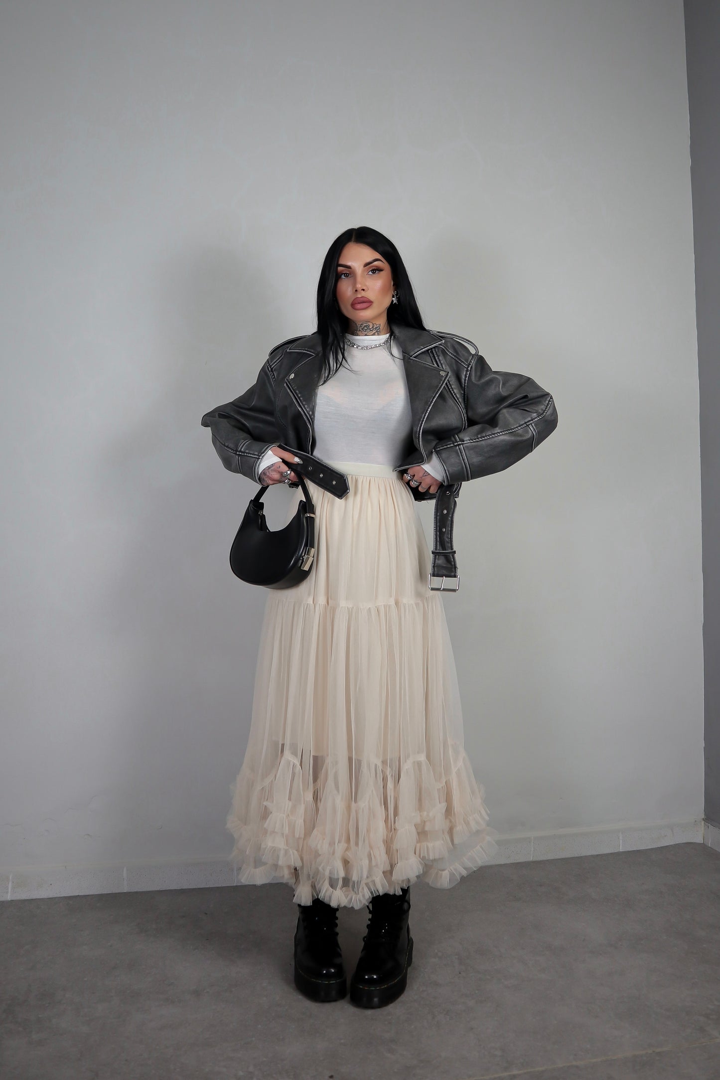 Gonna Tulle Eloise - Beige