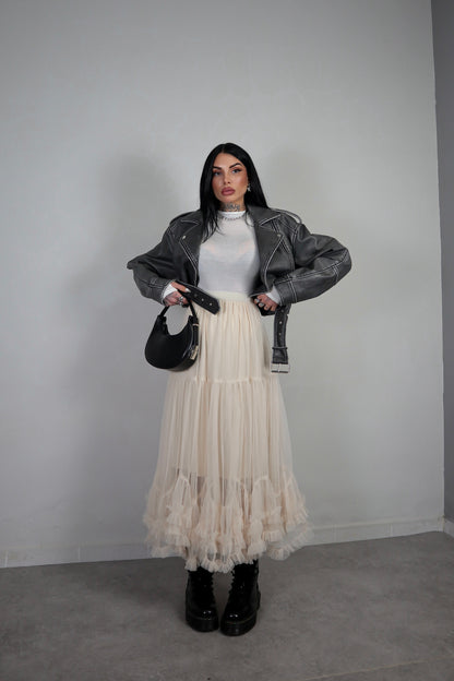 Gonna Tulle Eloise - Beige