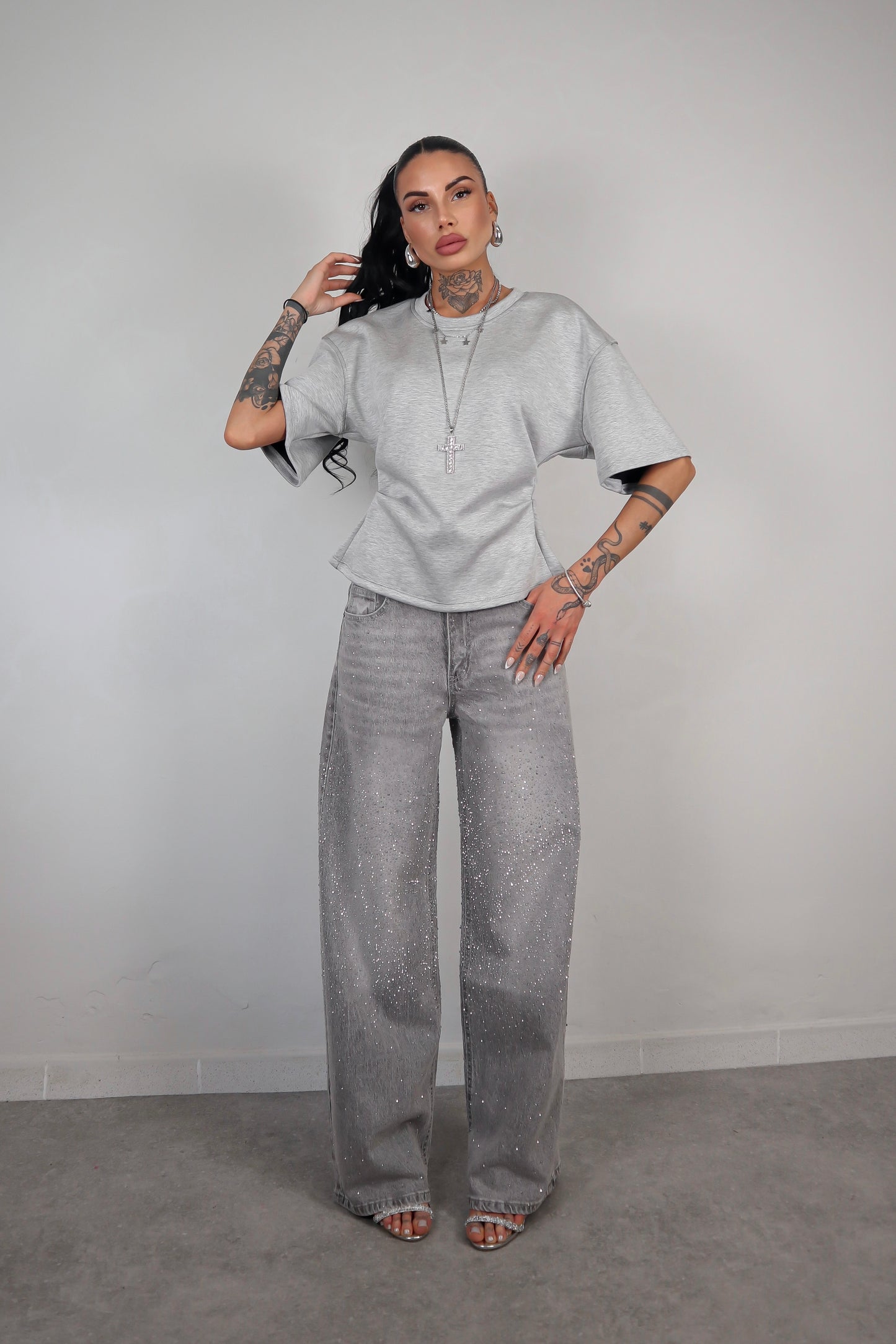 Maglia Punto Vita - Grigio