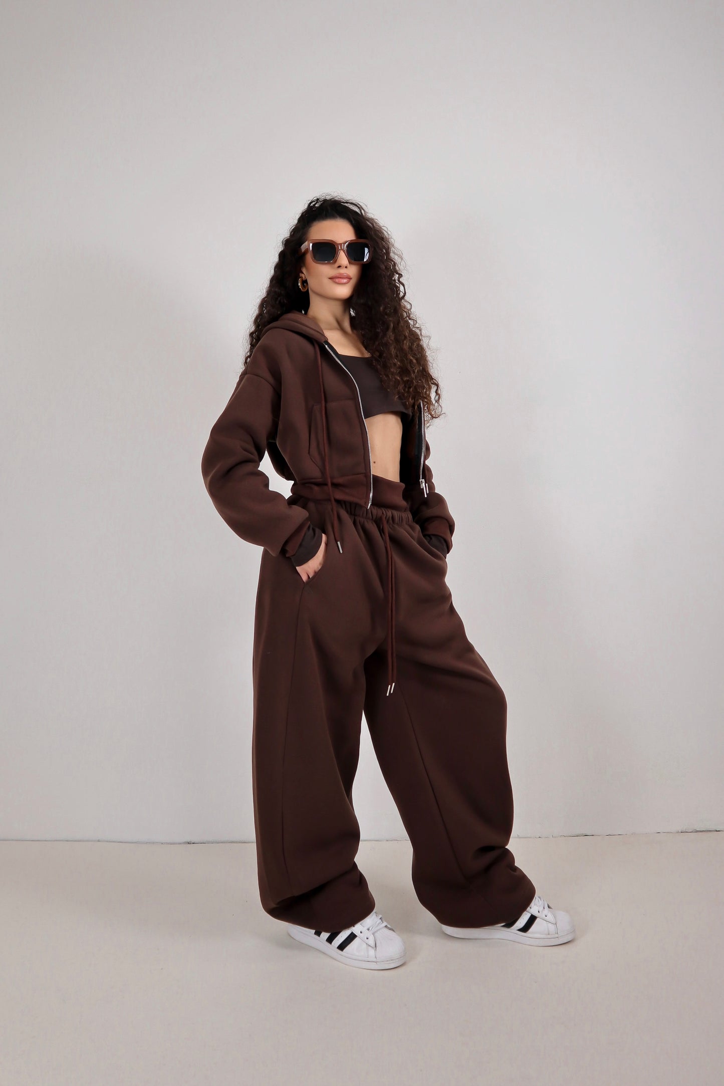 Completo Tuta Tris - Marrone