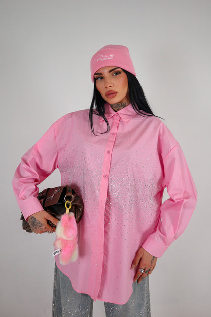 Camicia Strass - Rosa