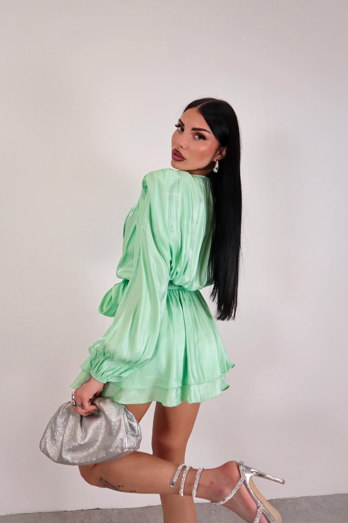 Abito Eterea - Verde fluo