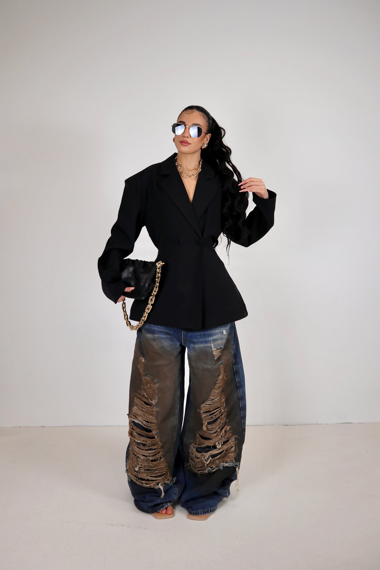 Blazer Kristen - Nero