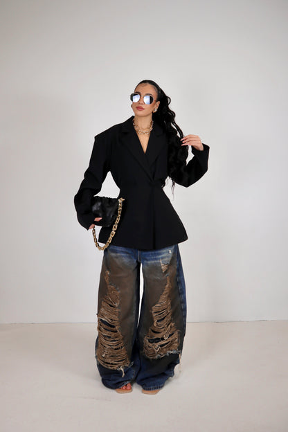 Blazer Kristen - Nero