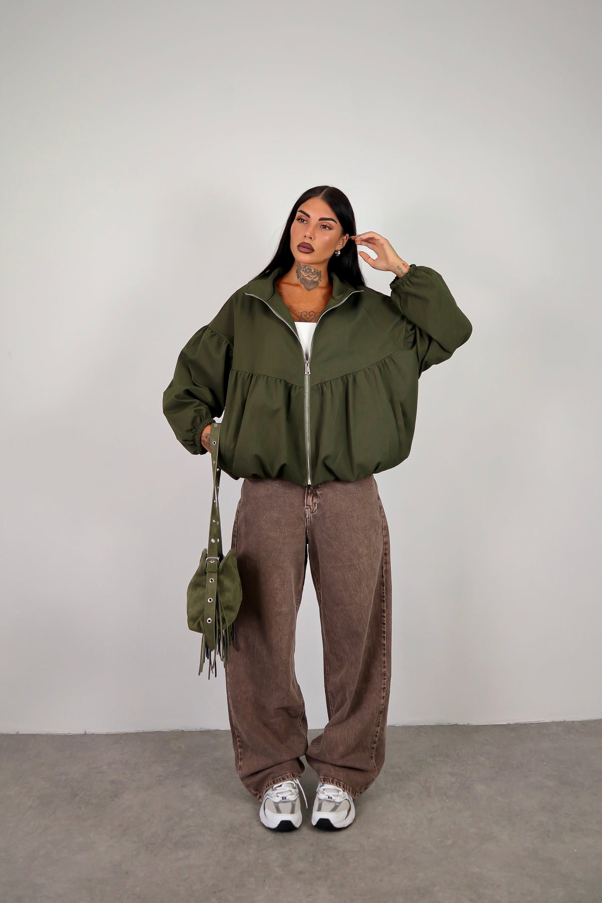 Bomber Balloon Justine - Verde militare