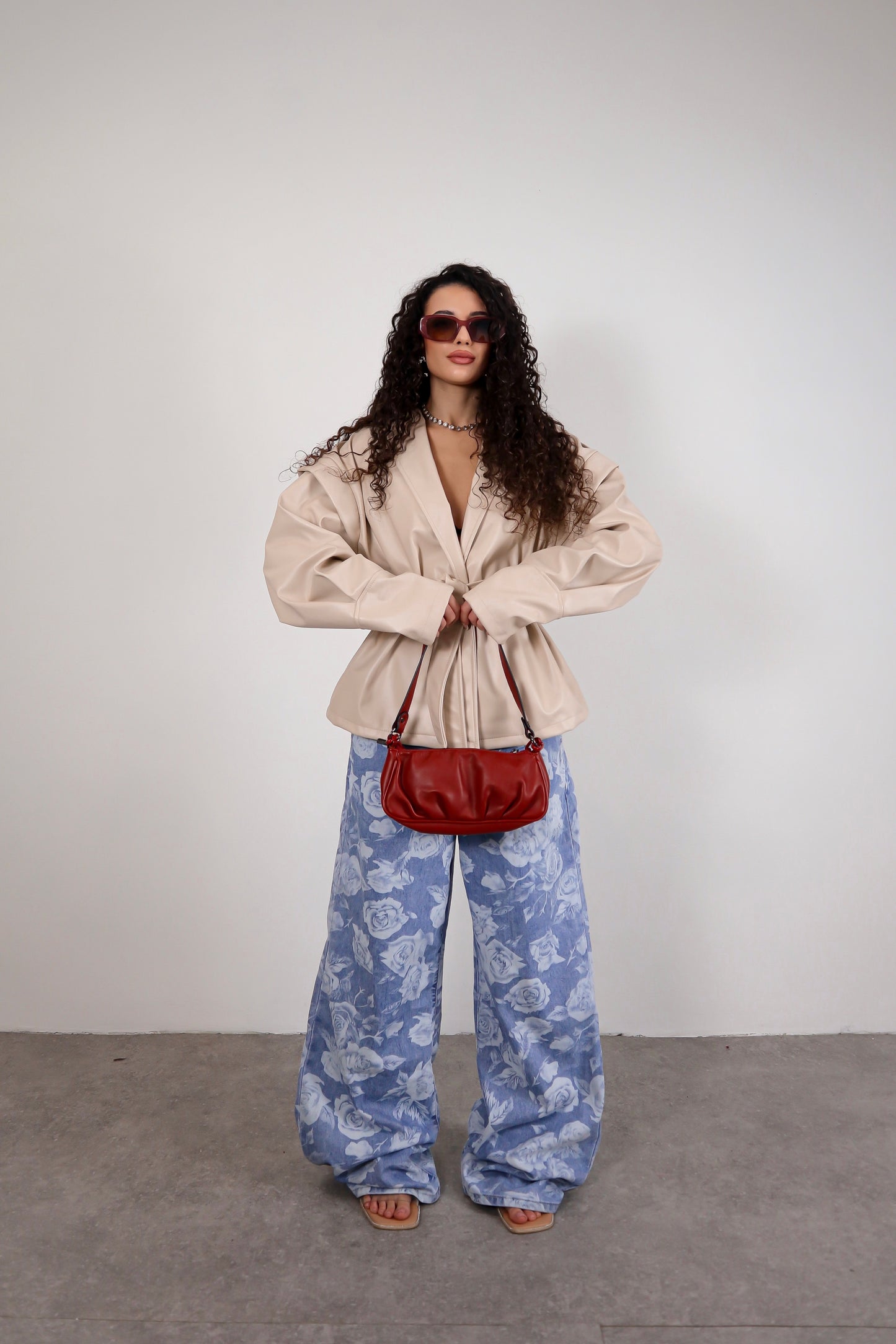 Giacca Ecopelle Mirabel - Beige