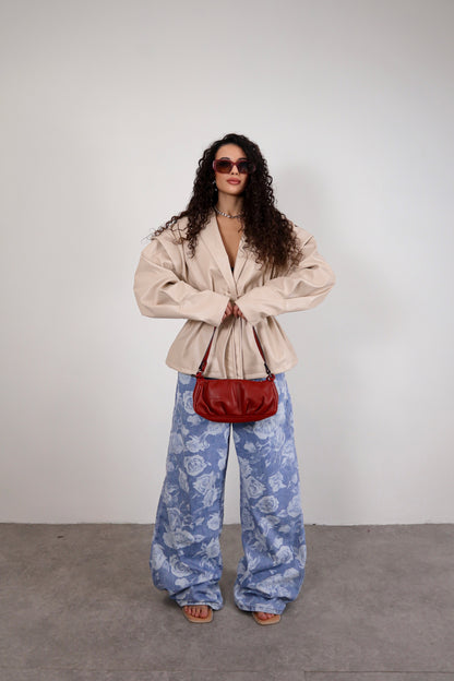 Giacca Ecopelle Mirabel - Beige
