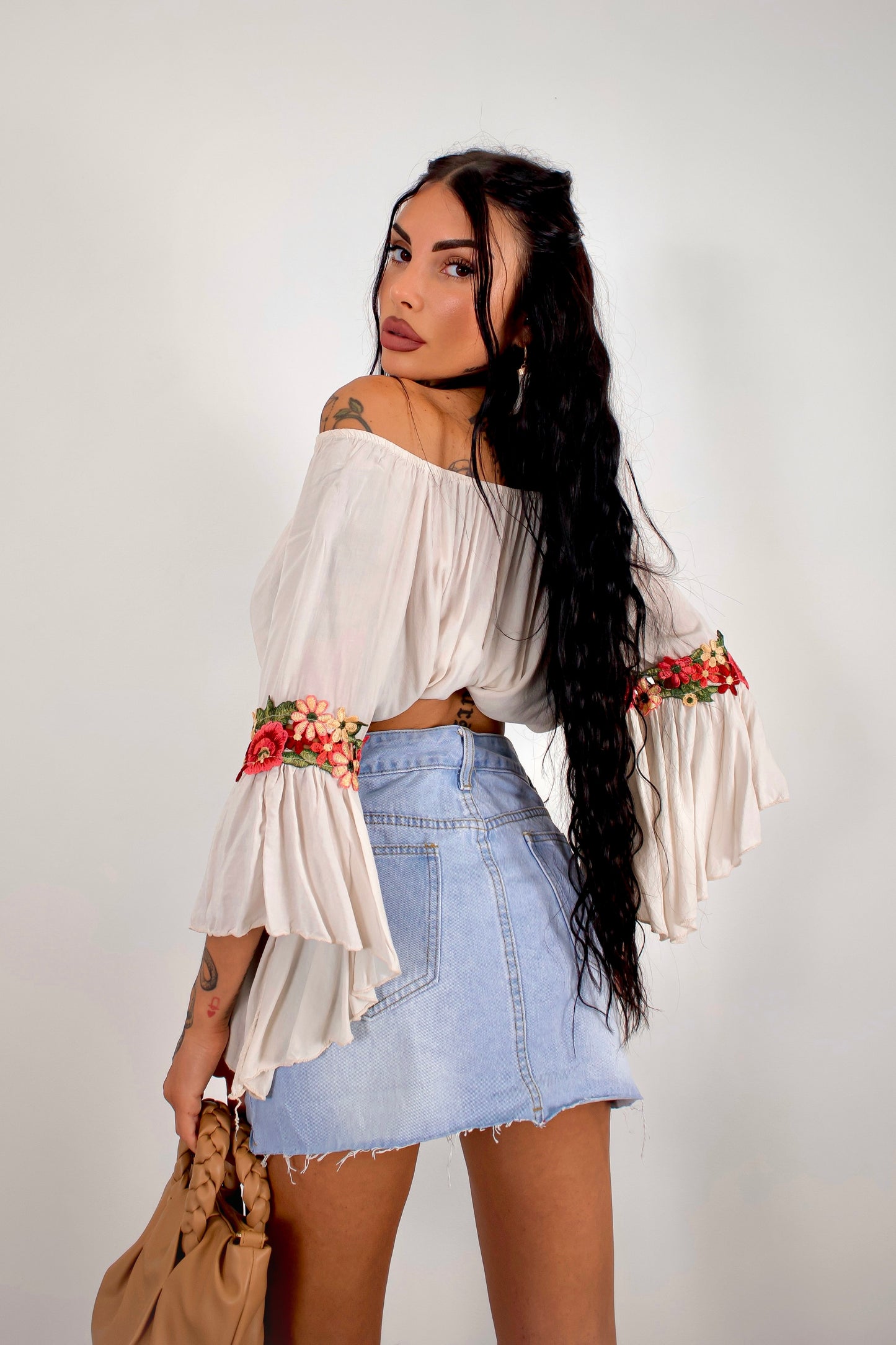 Blusa Violetta - Beige