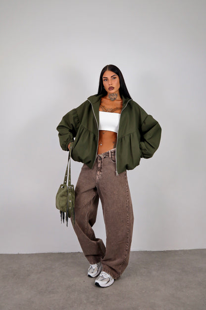 Bomber Balloon Justine - Verde militare