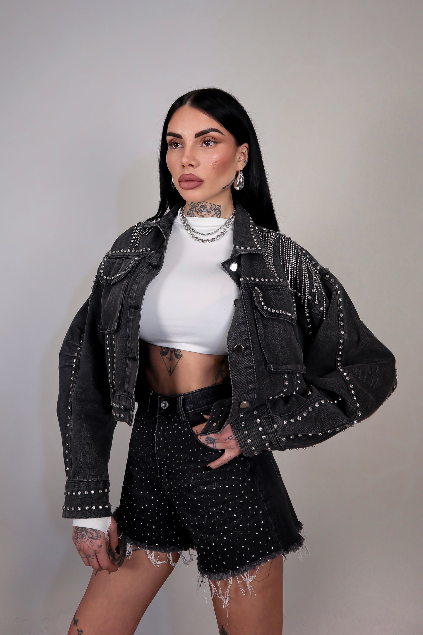 Giacca denim Shine