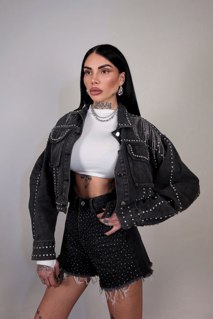 Giacca denim Shine