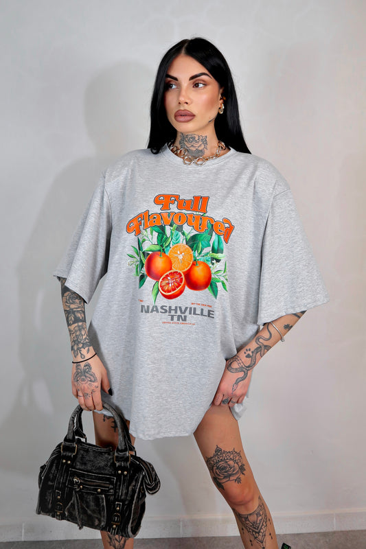 T-Shirt over Juice - Grigio