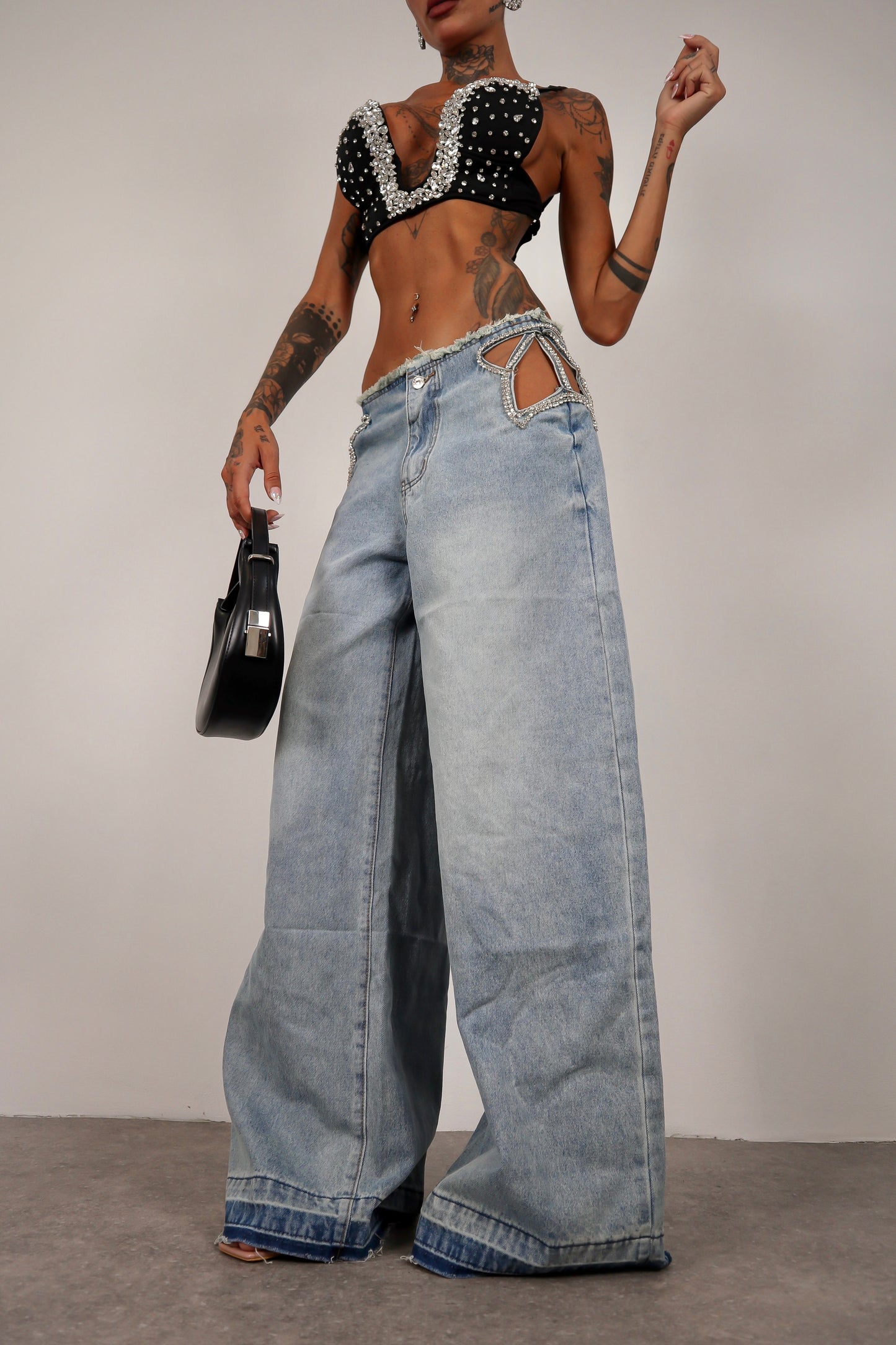Jeans cut out Star