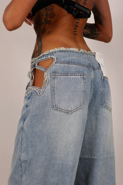 Jeans cut out Star