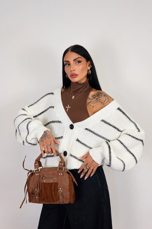 Cardigan over Brenda - Bianco