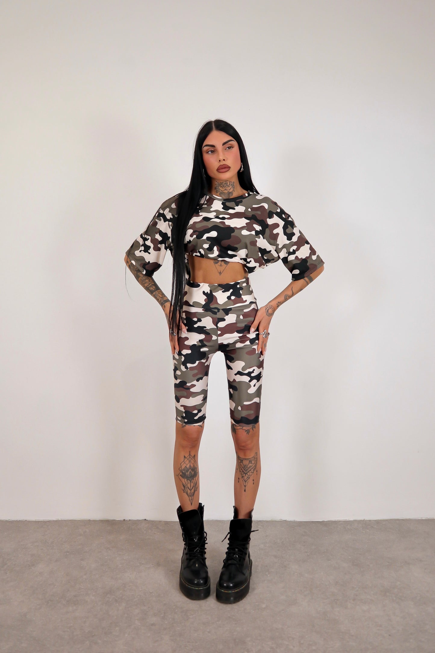 Leggins ciclista Mimetico