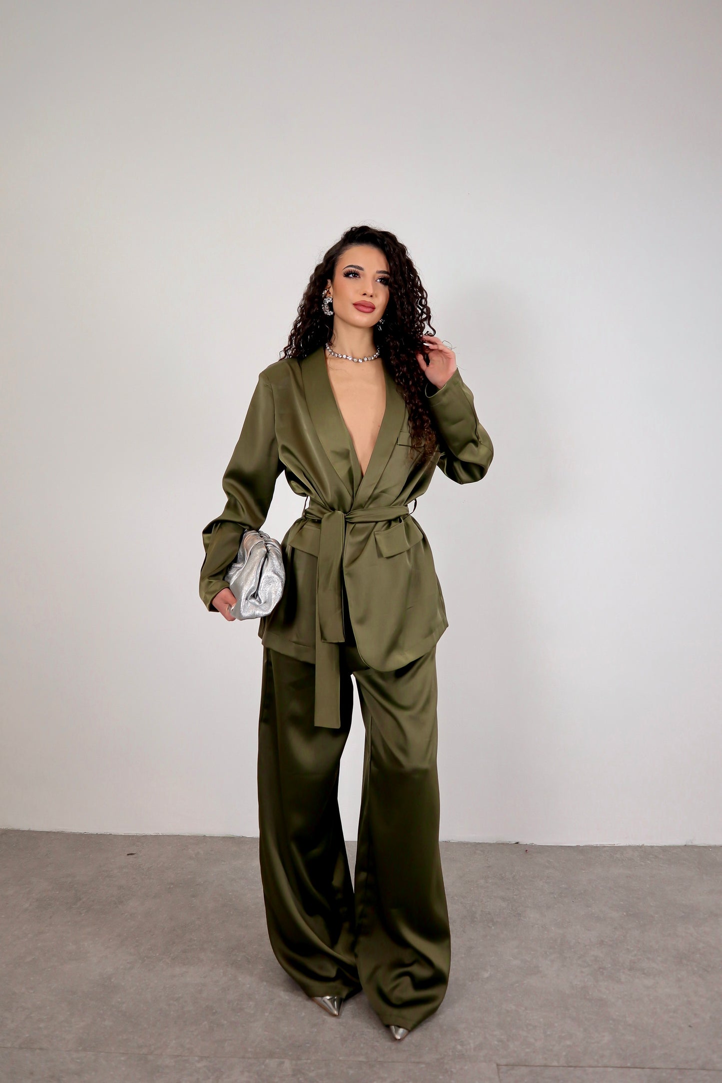 Tailleur Diva - Verde Militare